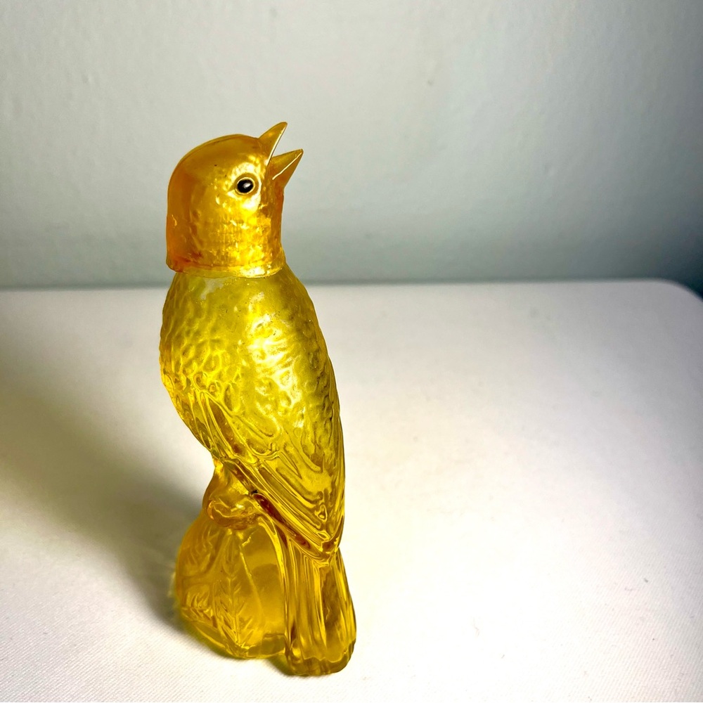 Avon Yellow Canary, Vintage Perfume Bottle, Empty, Collectible 1980’s, Adorable